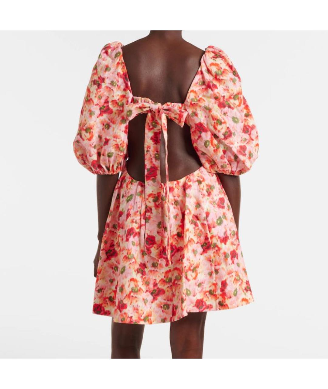 ZIMMERMANN Мульти льняное повседневное платье, фото 6