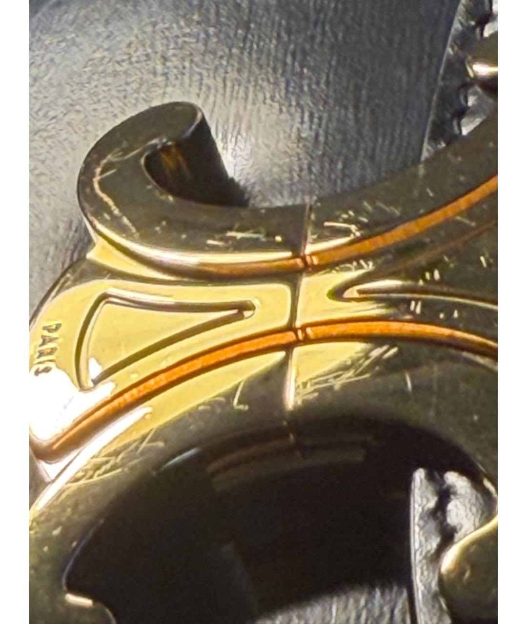 CELINE Черная кожаная сумка через плечо, фото 5