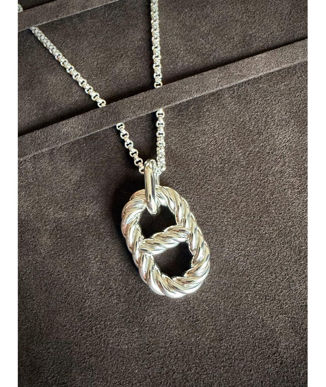 HERMES Серебряное серебряное колье, фото 4