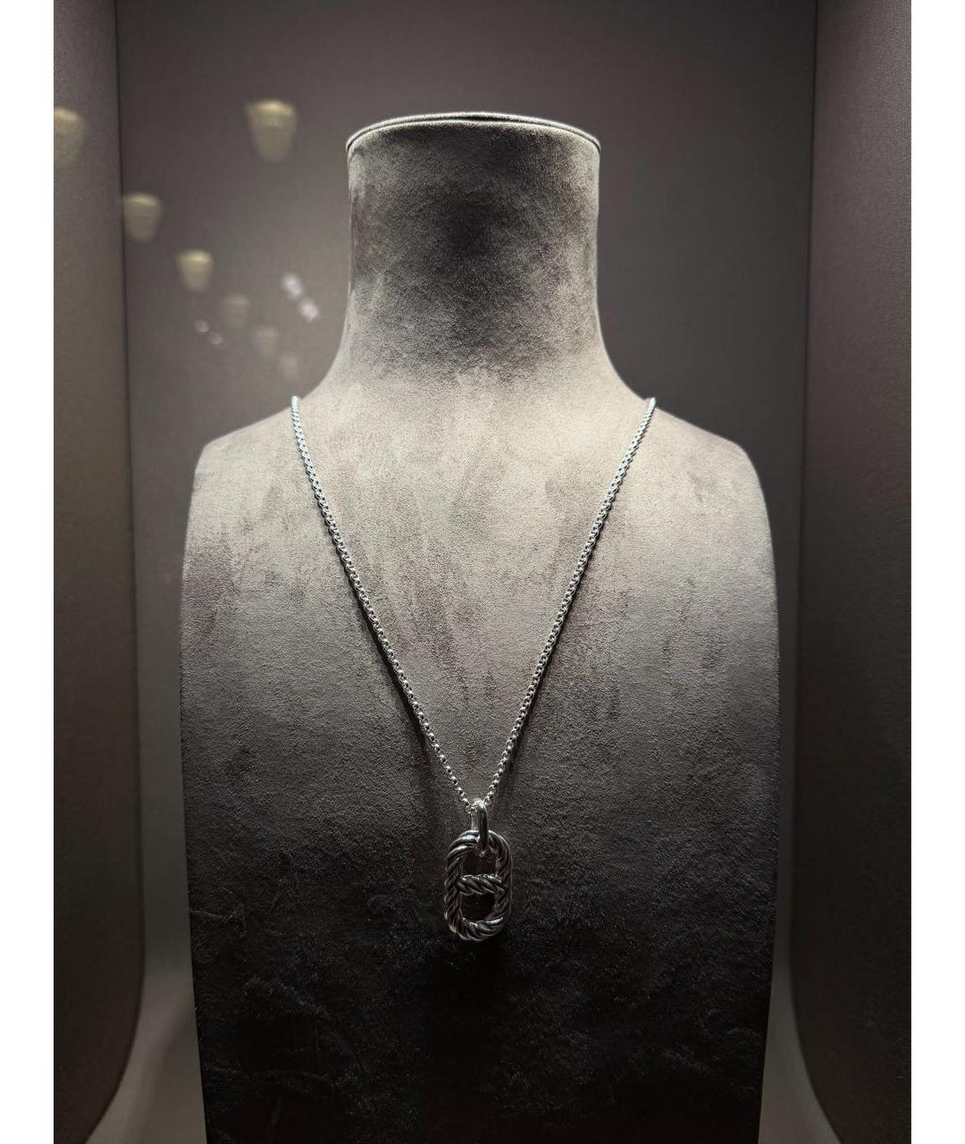 HERMES Серебряное серебряное колье, фото 2