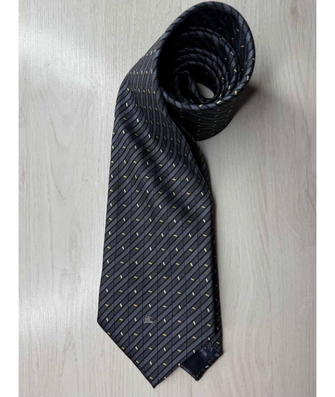 BURBERRY Мульти шелковый галстук, фото 9