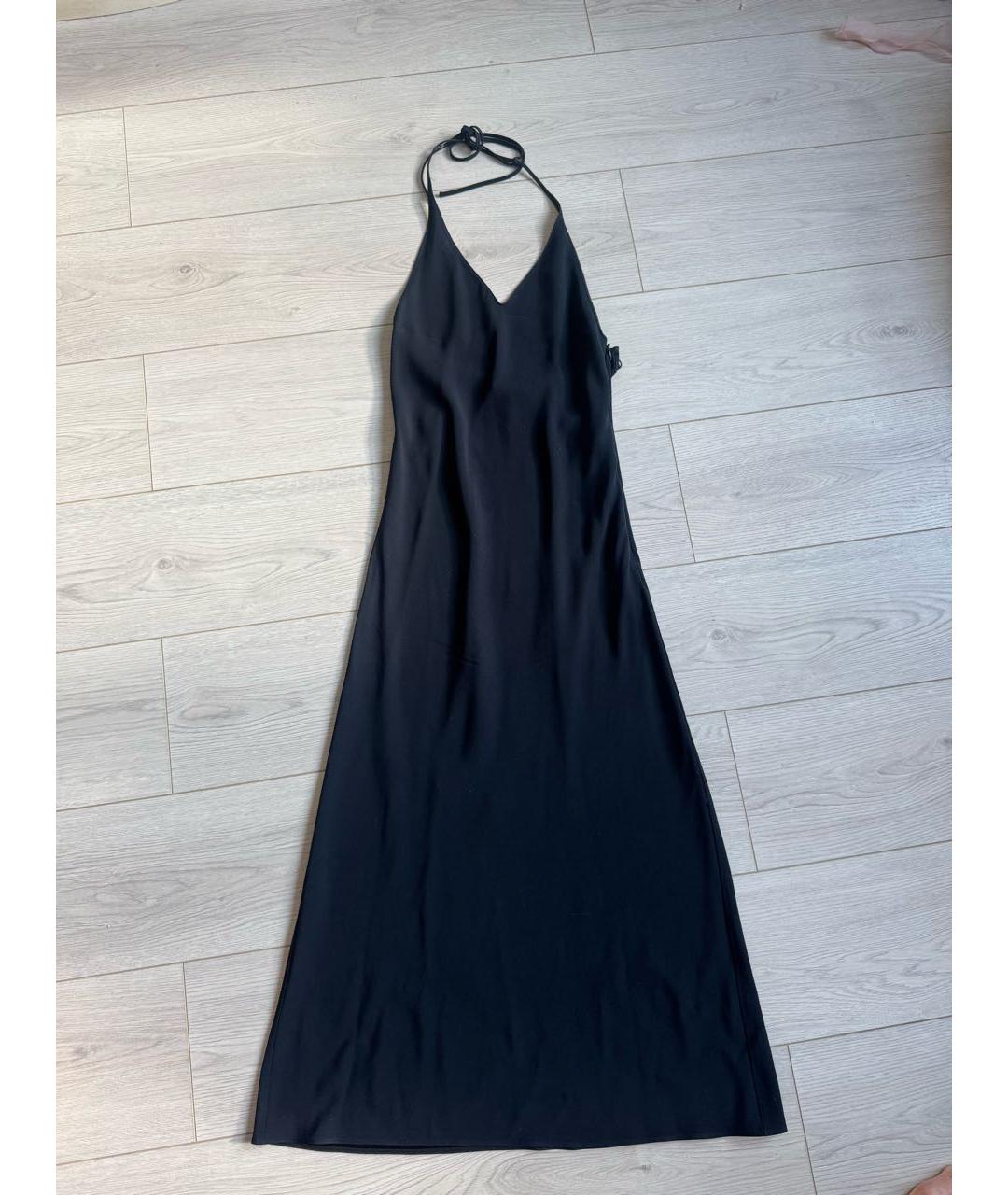 PRADA Темно-синее вискозное вечернее платье, фото 5