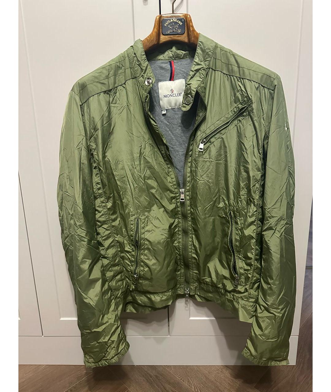 MONCLER Зеленая куртка, фото 9