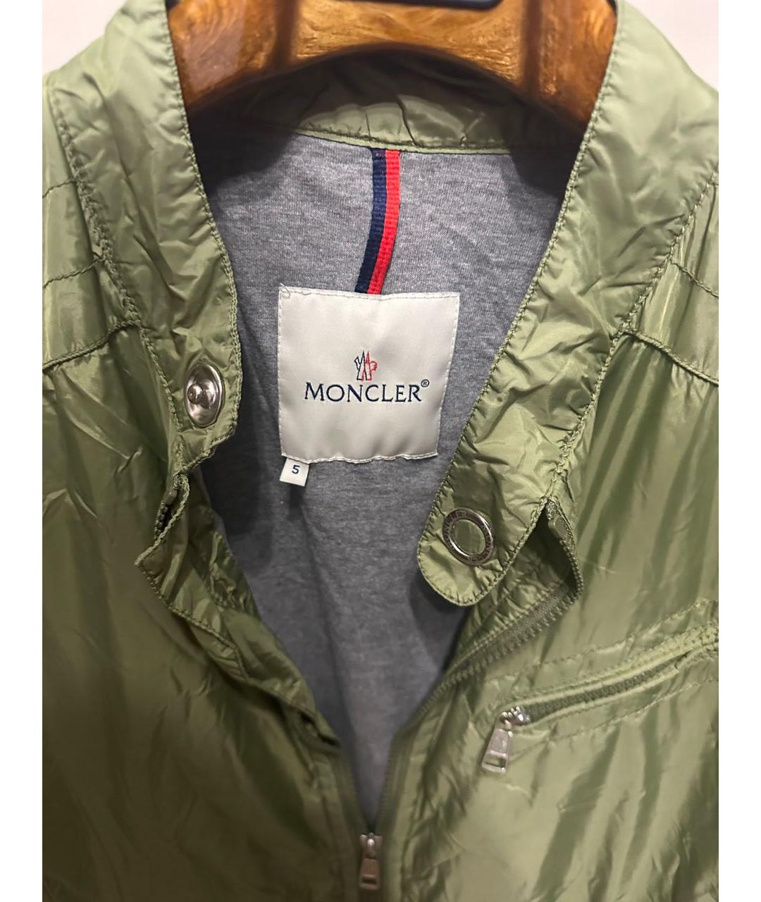 MONCLER Зеленая куртка, фото 7
