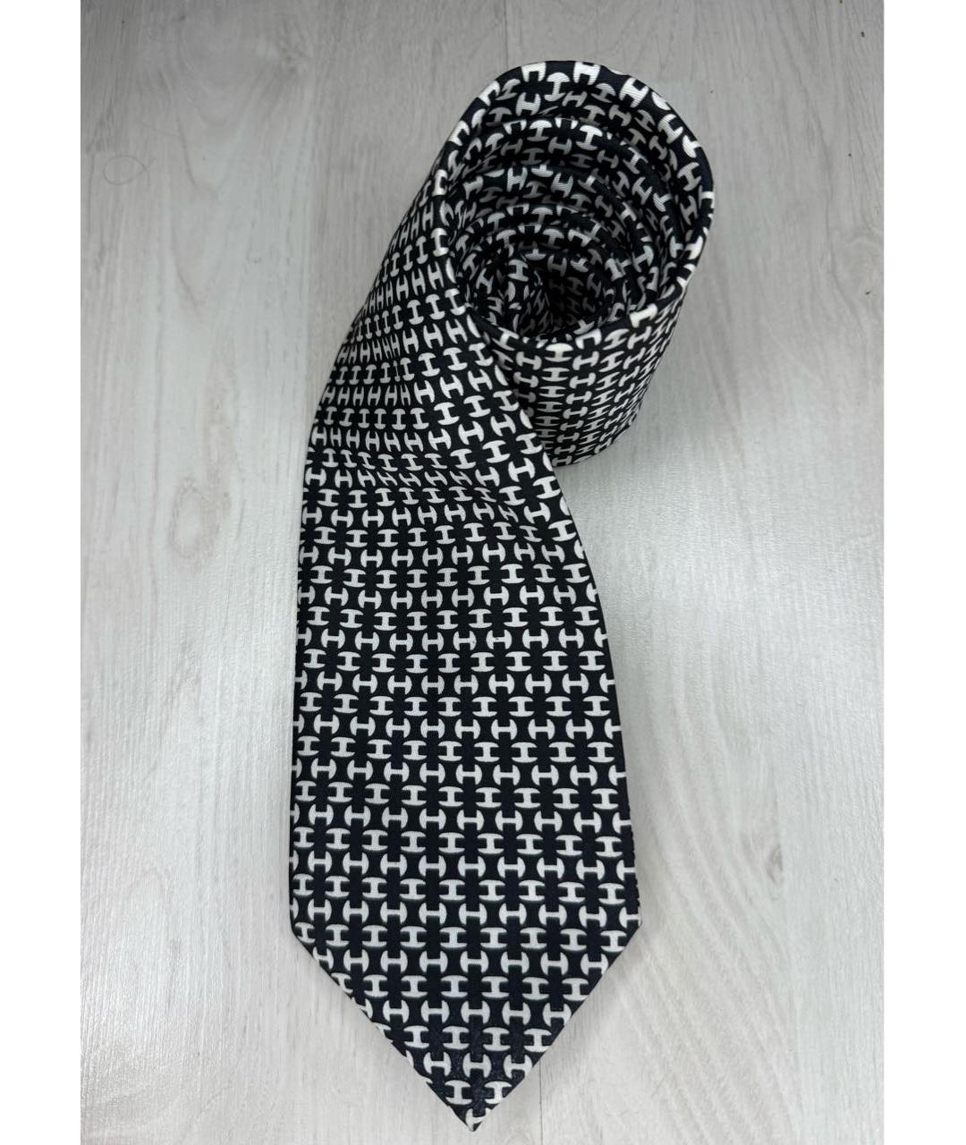 HERMES Мульти шелковый галстук, фото 9