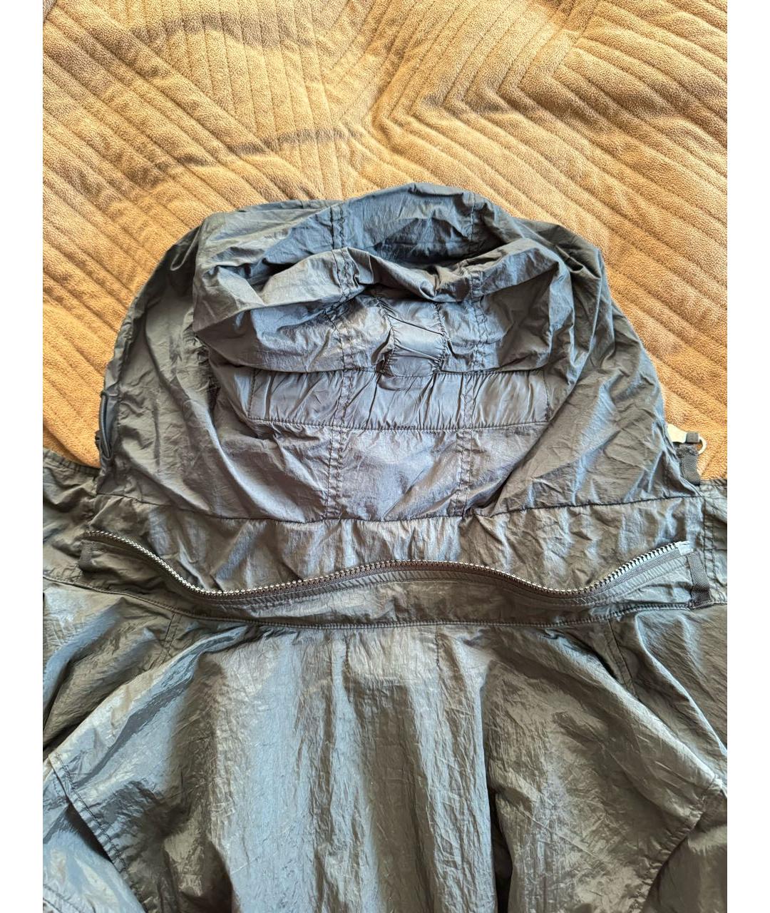 STONE ISLAND Черная полиамидовая куртка, фото 8