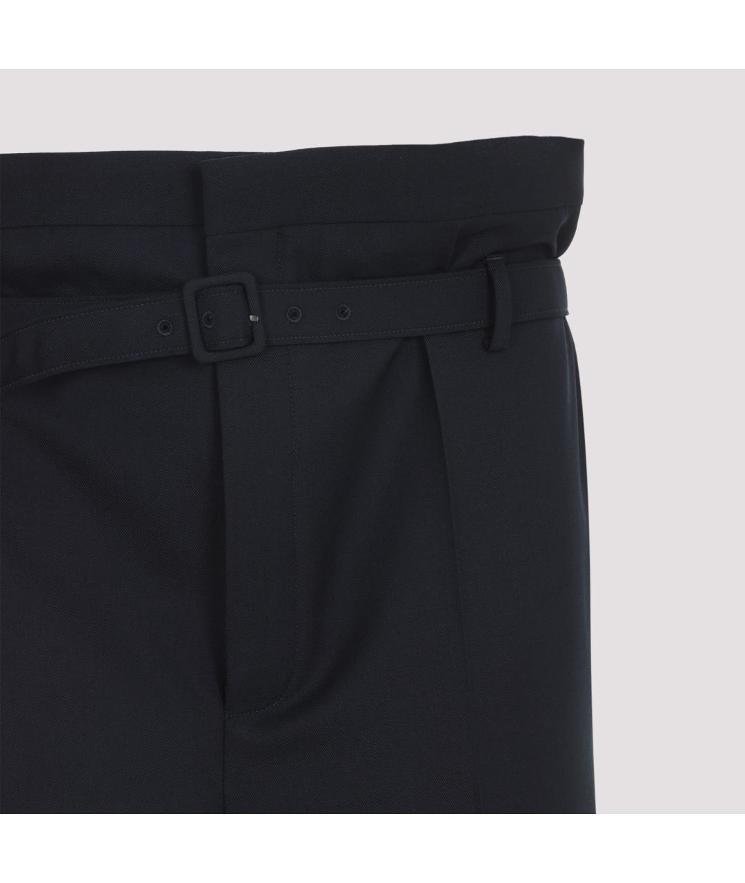 SAINT LAURENT Шерстяные повседневные брюки, фото 3