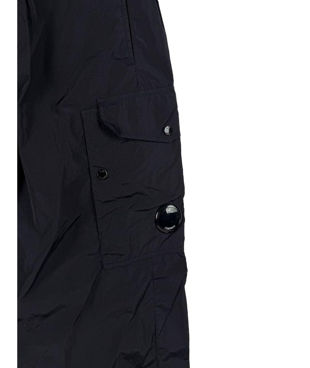 CP COMPANY Темно-синие полиамидовые повседневные брюки, фото 4