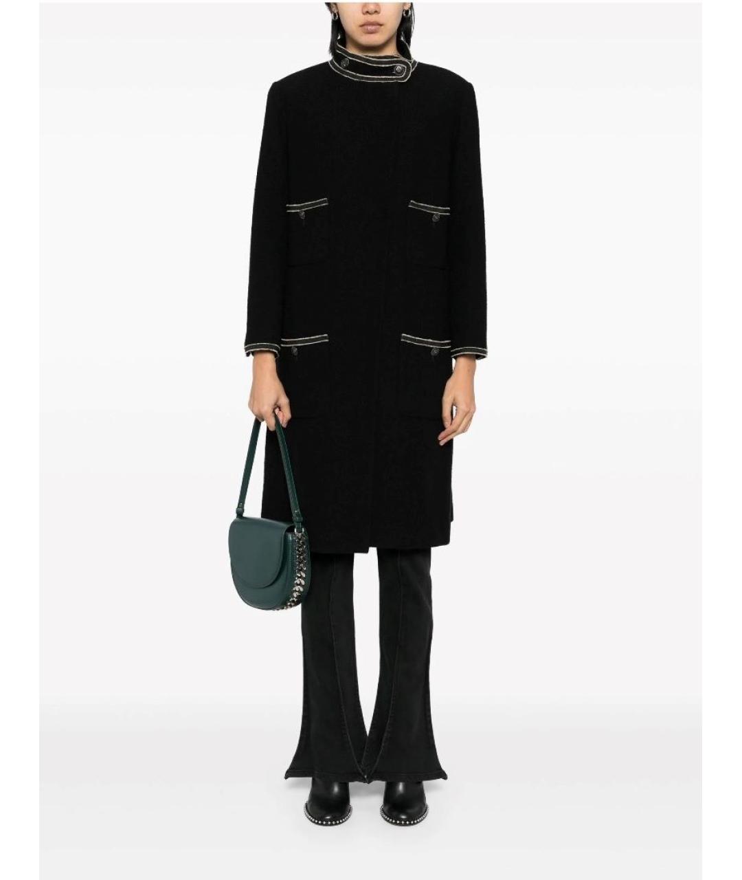 CHANEL Черное пальто, фото 6