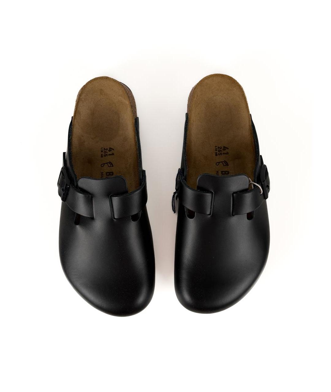 BIRKENSTOCK Черные кожаные сандалии, фото 3