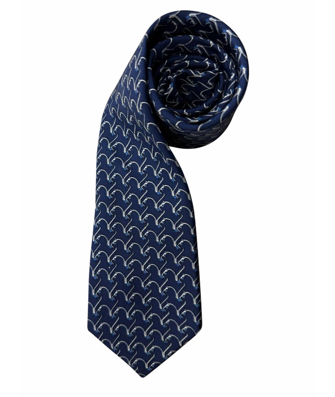 HERMES Мульти шелковый галстук, фото 1