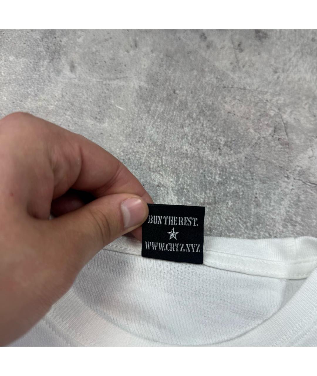 CORTEIZ Белая хлопковая футболка, фото 4