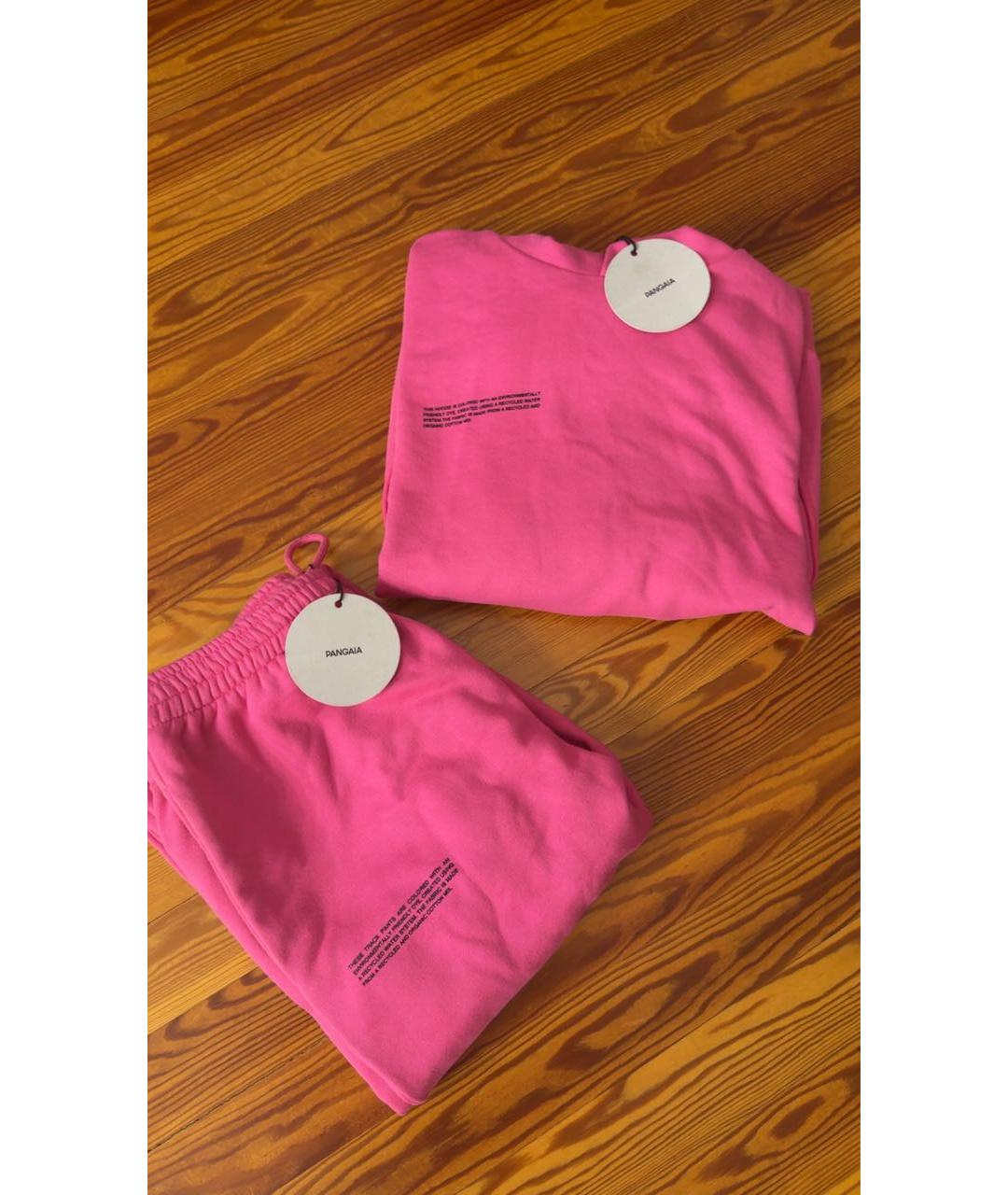 THE PANGAIA Розовый хлопковый спортивные костюмы, фото 4