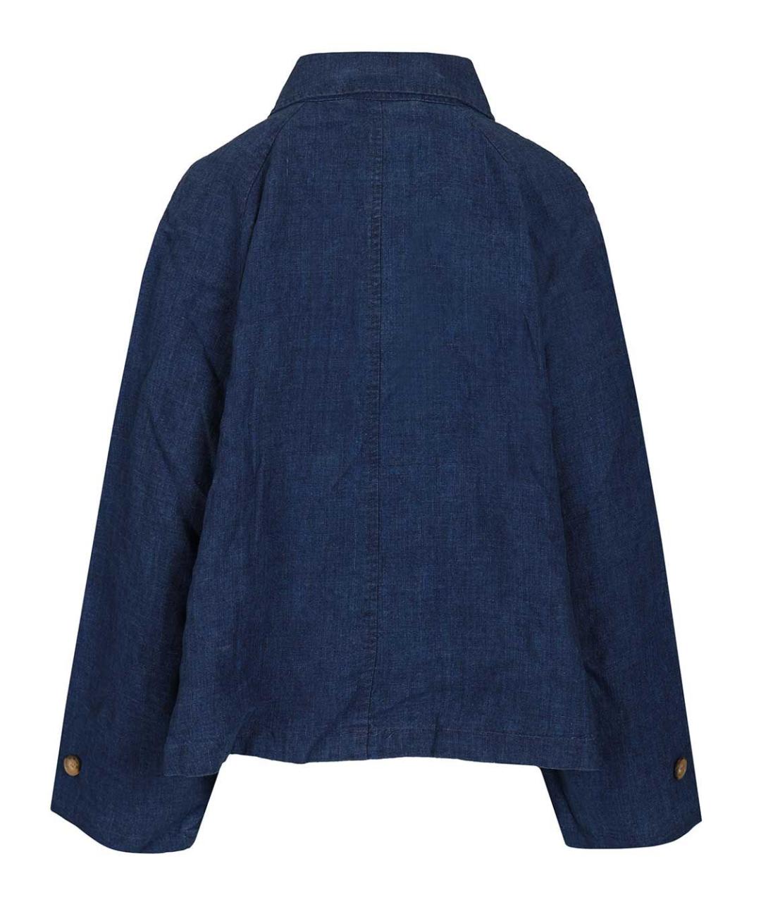 POLO RALPH LAUREN Синяя льняная куртка, фото 2