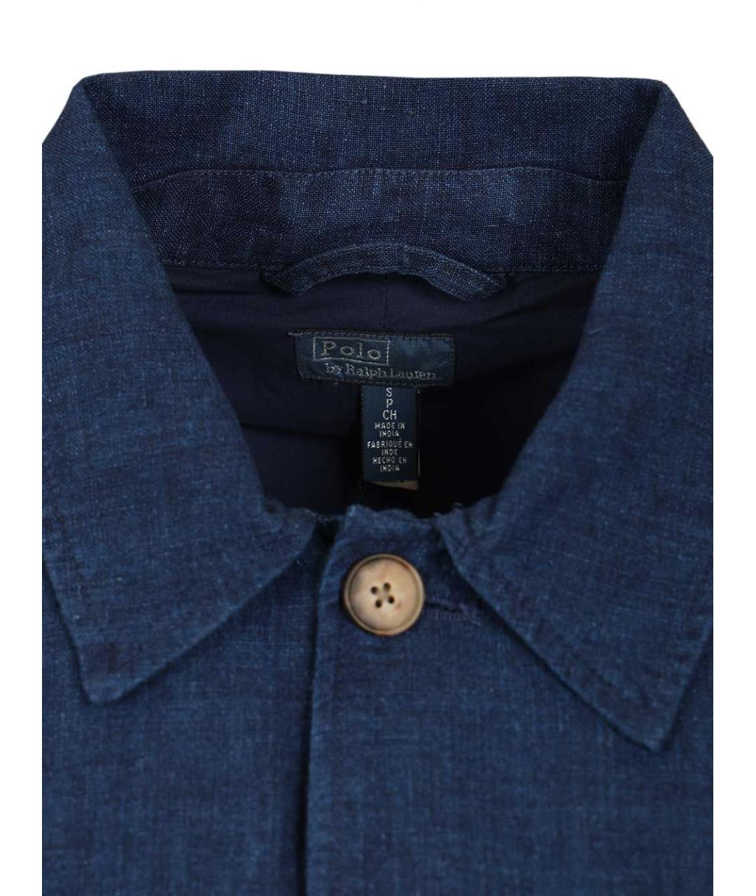 POLO RALPH LAUREN Синяя льняная куртка, фото 4