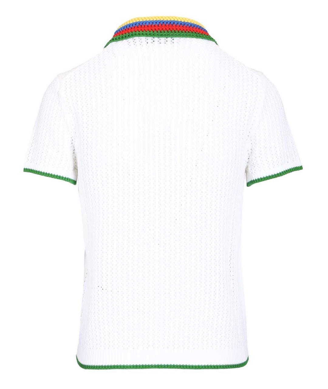 POLO RALPH LAUREN Белая хлопковая футболка, фото 2