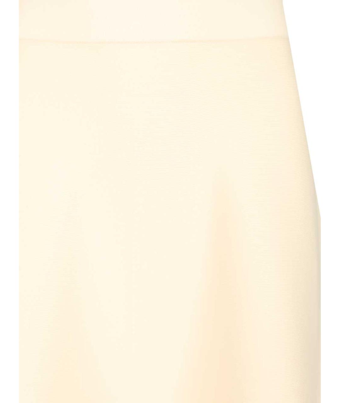 MAX MARA Белая вискозная юбка миди, фото 4