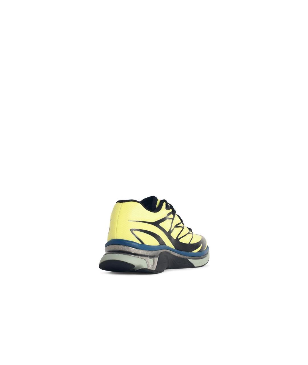 MM6 MAISON MARGIELA Желтые текстильные низкие кроссовки / кеды, фото 3