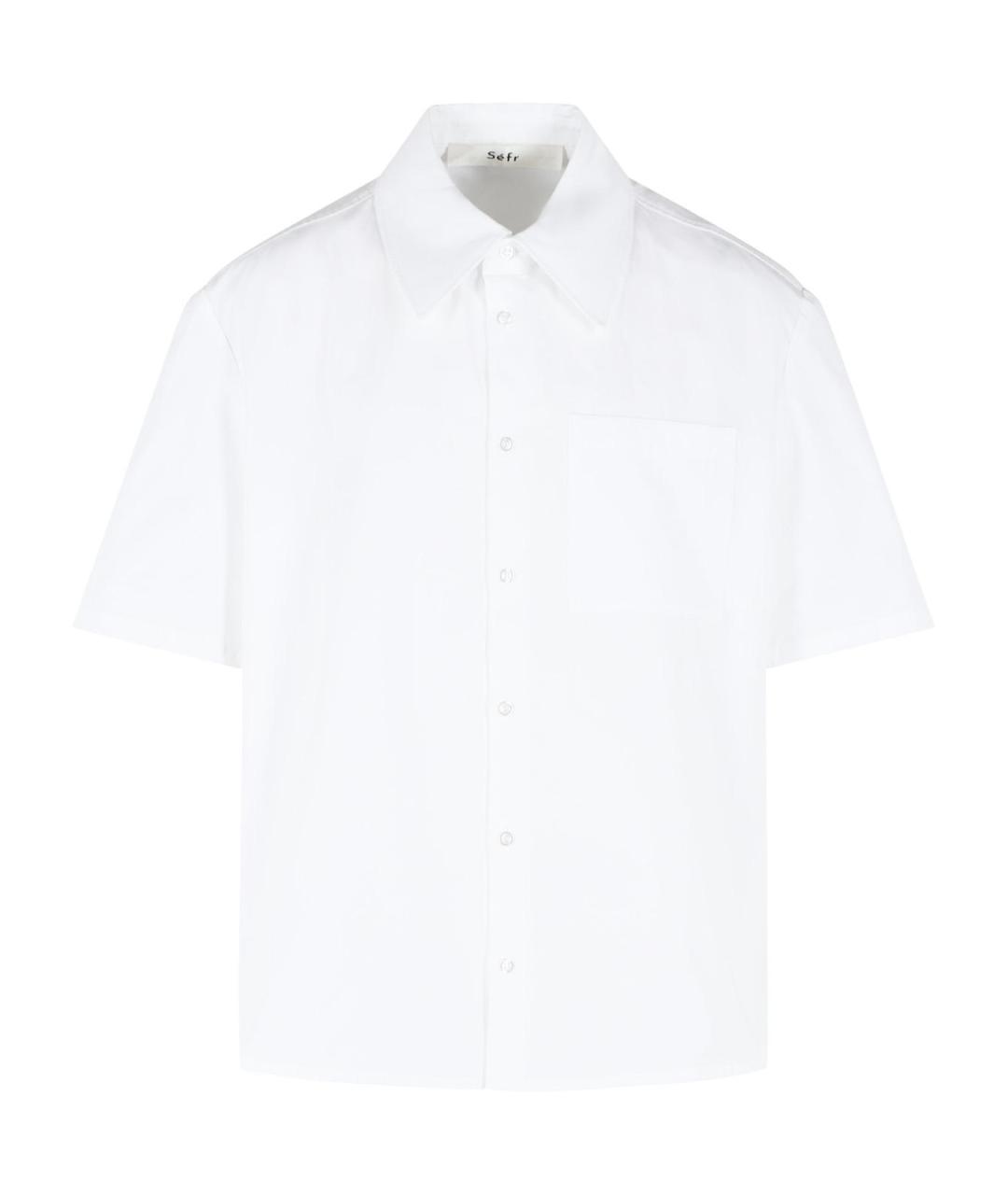SEFR Белая хлопковая классическая рубашка, фото 1