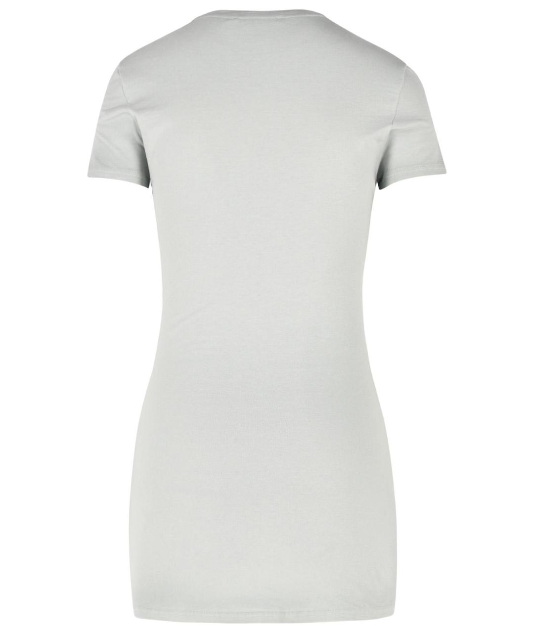 ACNE STUDIOS Серая хлопковая футболка, фото 3