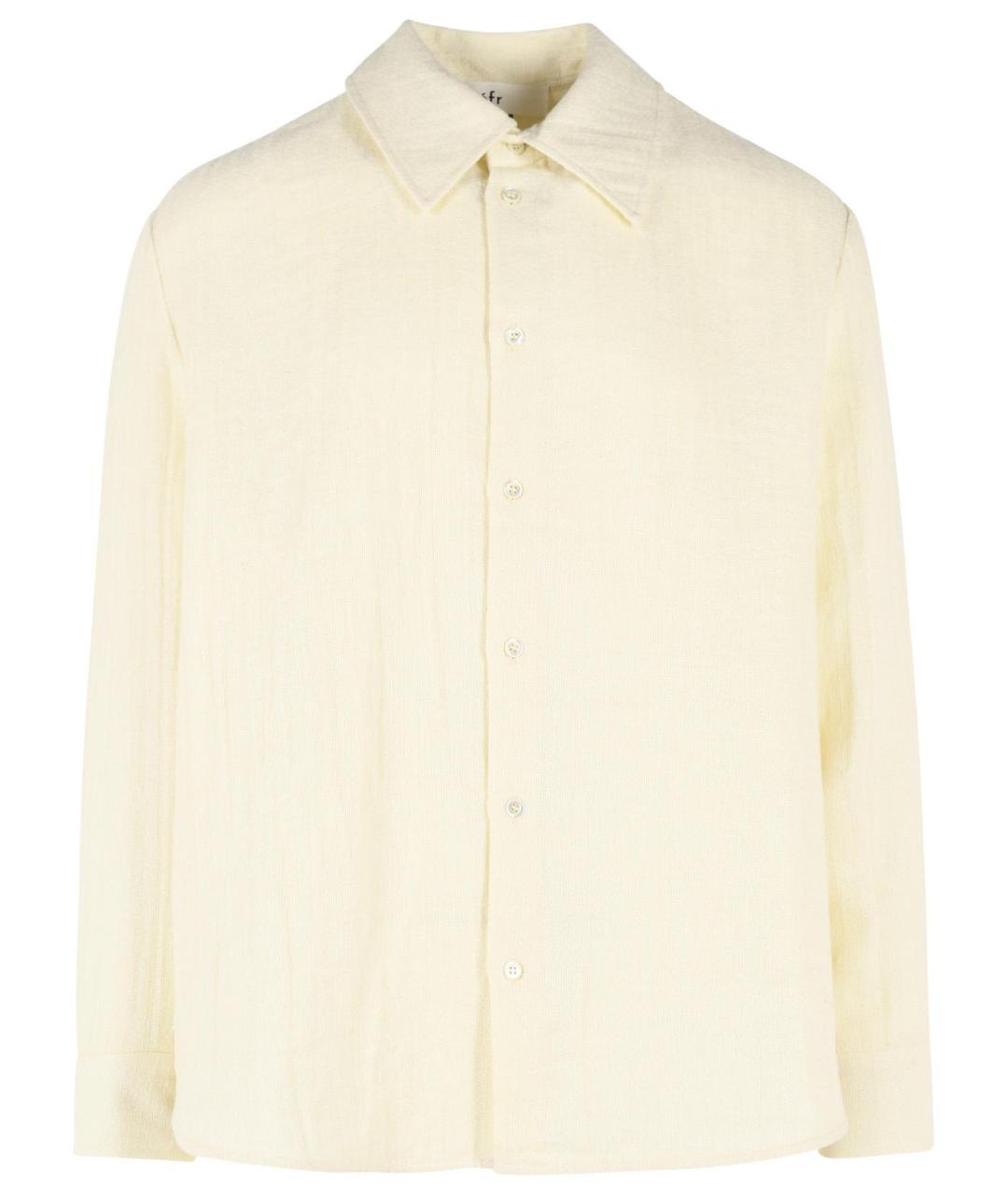 SEFR Бежевая хлопковая классическая рубашка, фото 1