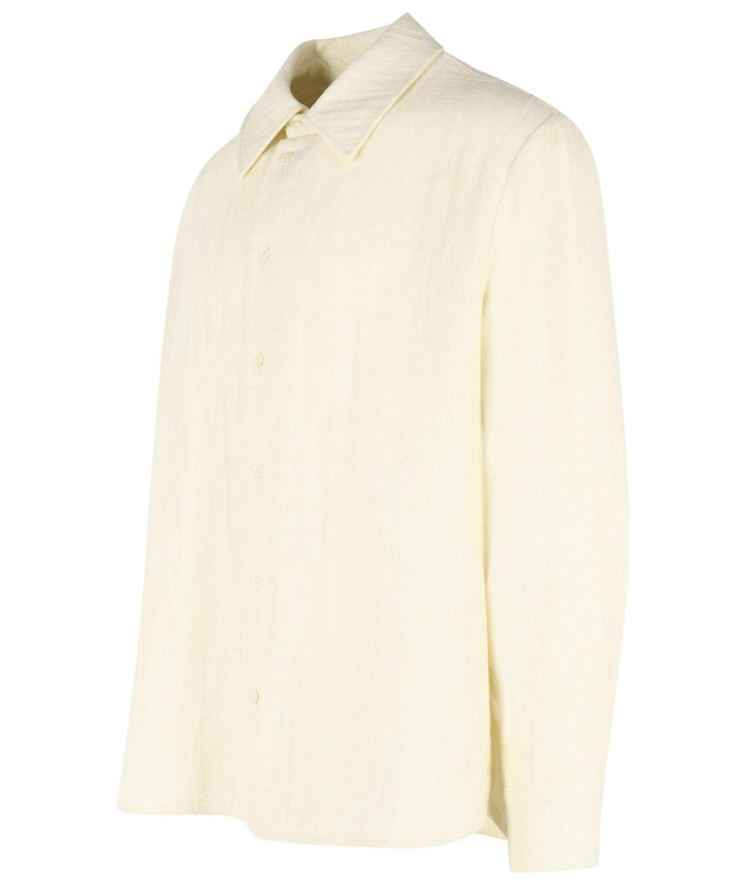 SEFR Бежевая хлопковая классическая рубашка, фото 2