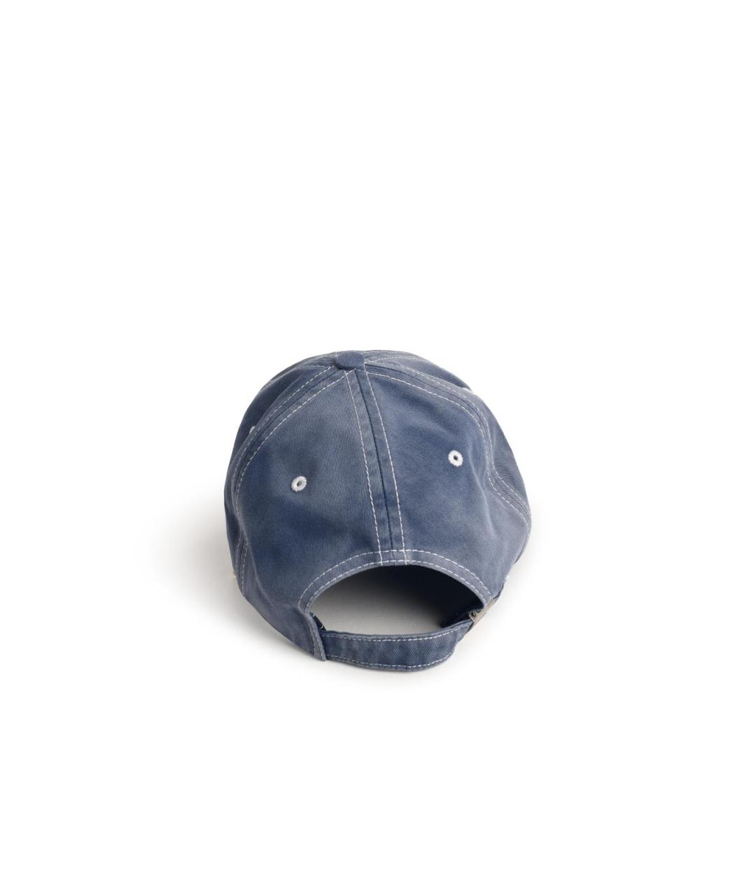 ERL Синяя хлопковая кепка/бейсболка, фото 3