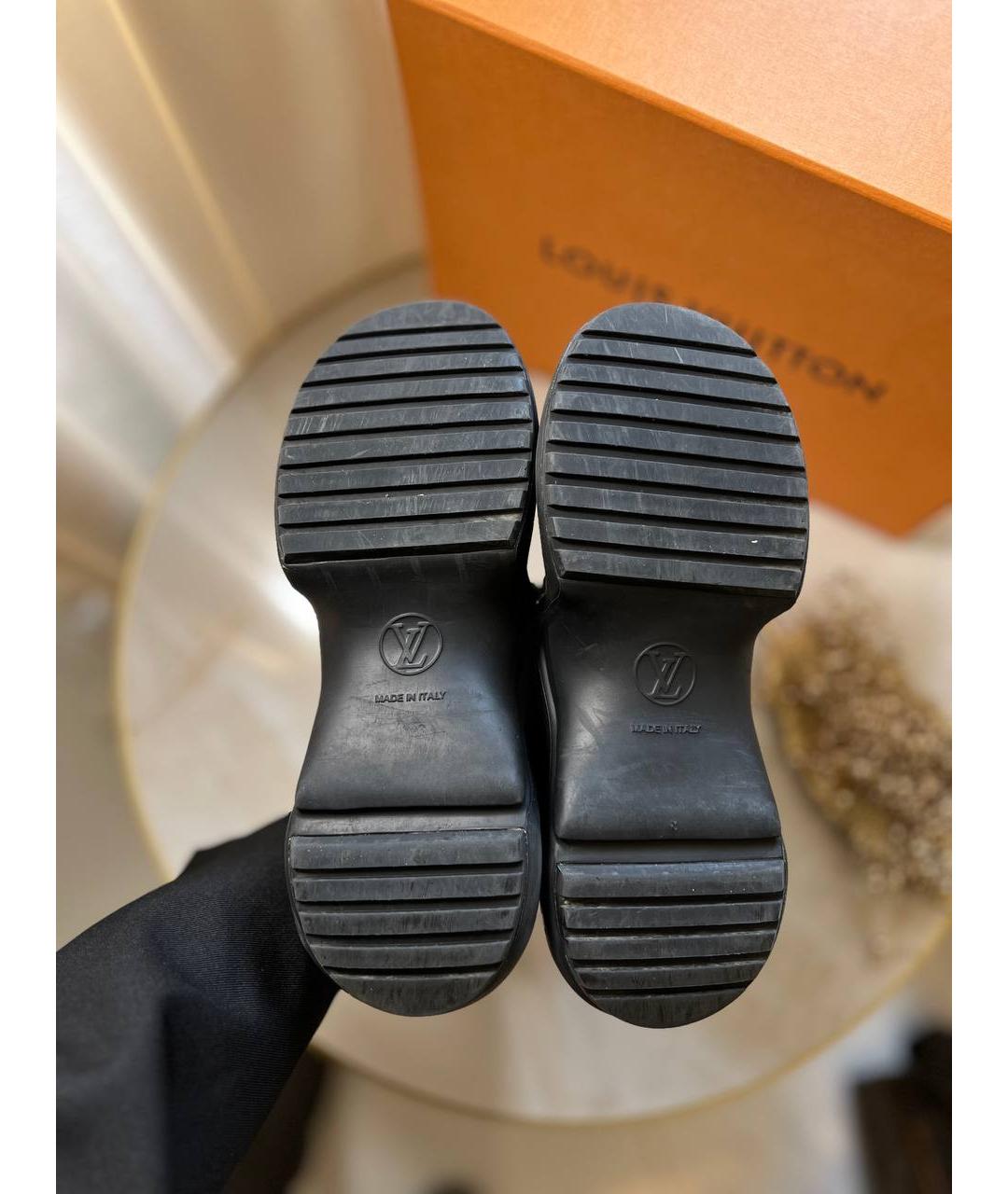 LOUIS VUITTON Черные текстильные кроссовки, фото 9