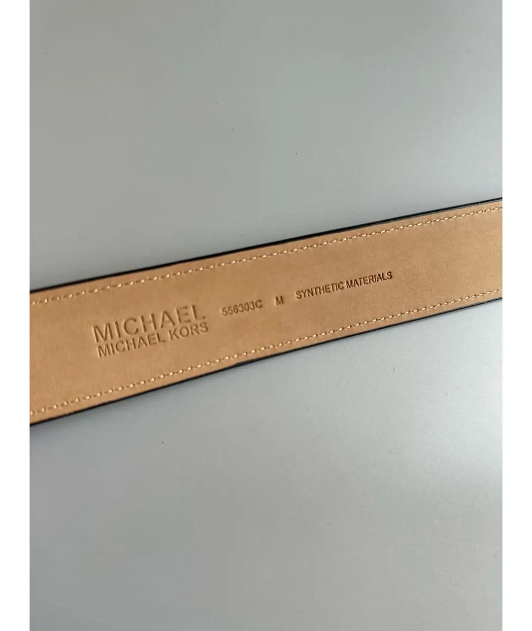 MICHAEL KORS Черный ремень, фото 3