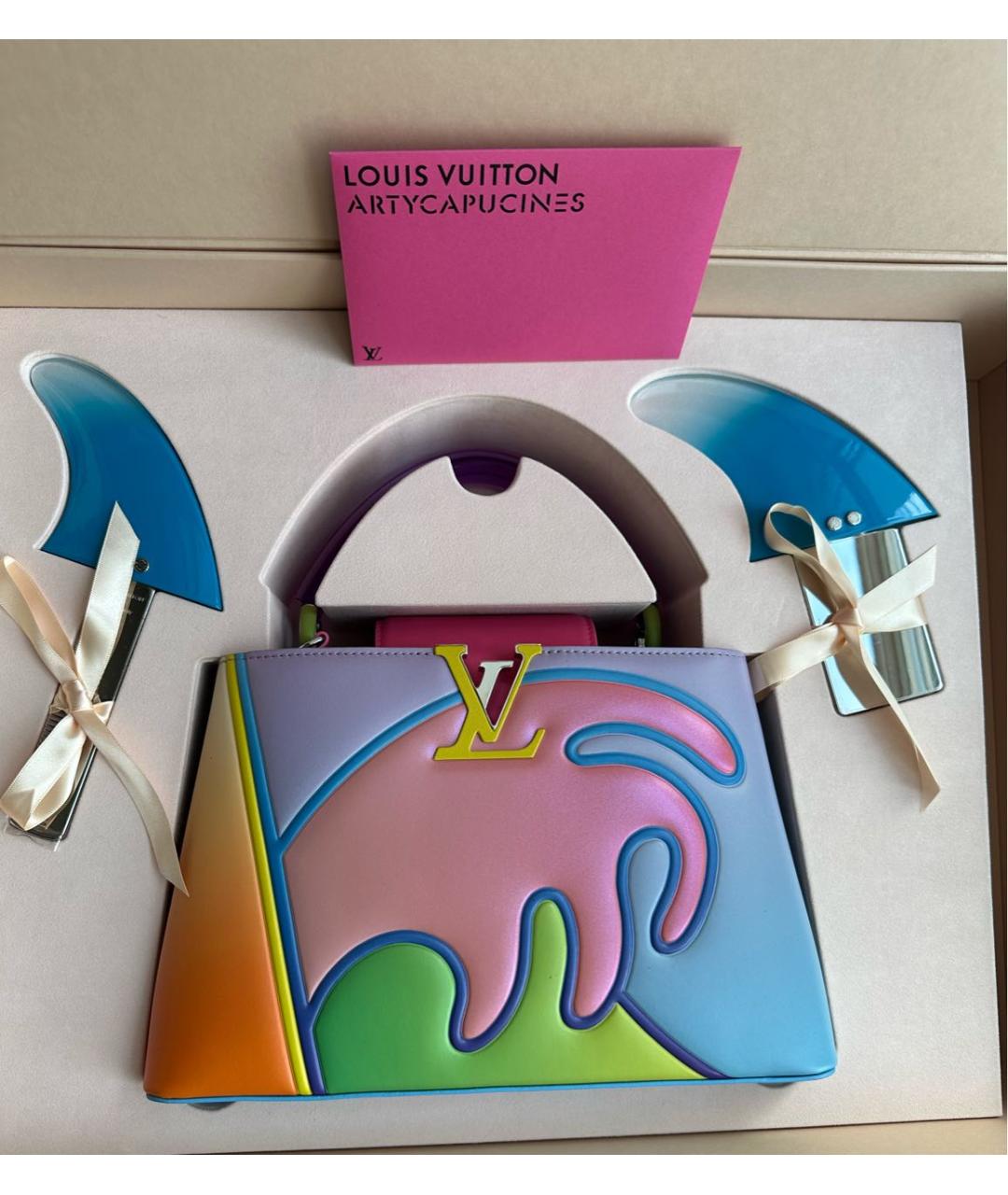 LOUIS VUITTON Мульти кожаная сумка с короткими ручками, фото 5