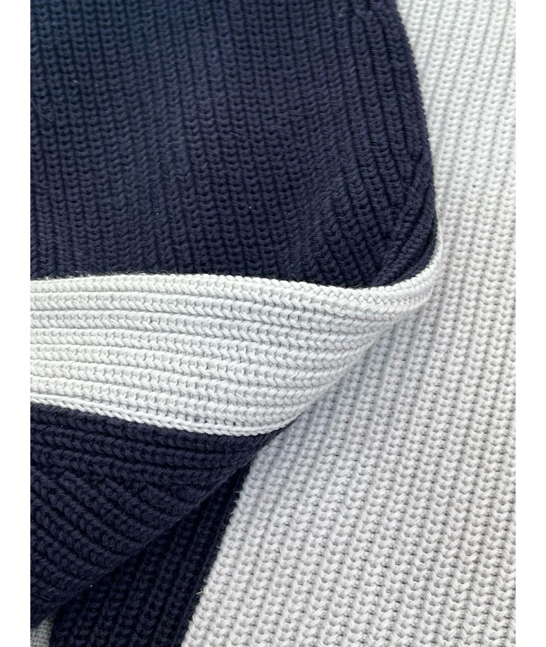 HUGO BOSS Темно-синий хлопковый джемпер / свитер, фото 4