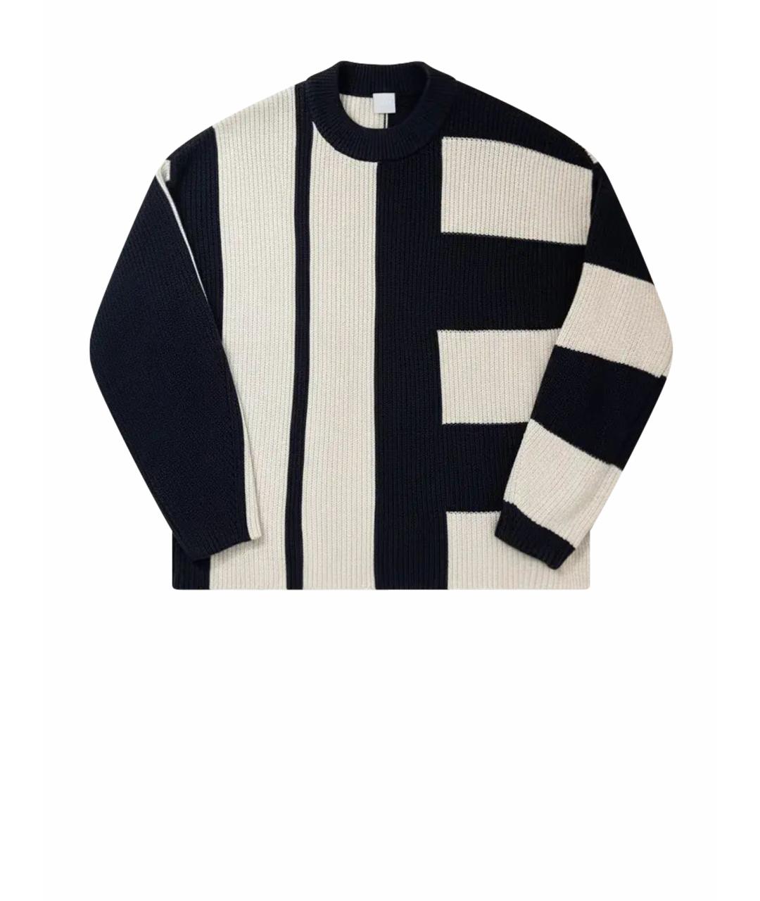 HUGO BOSS Темно-синий хлопковый джемпер / свитер, фото 9