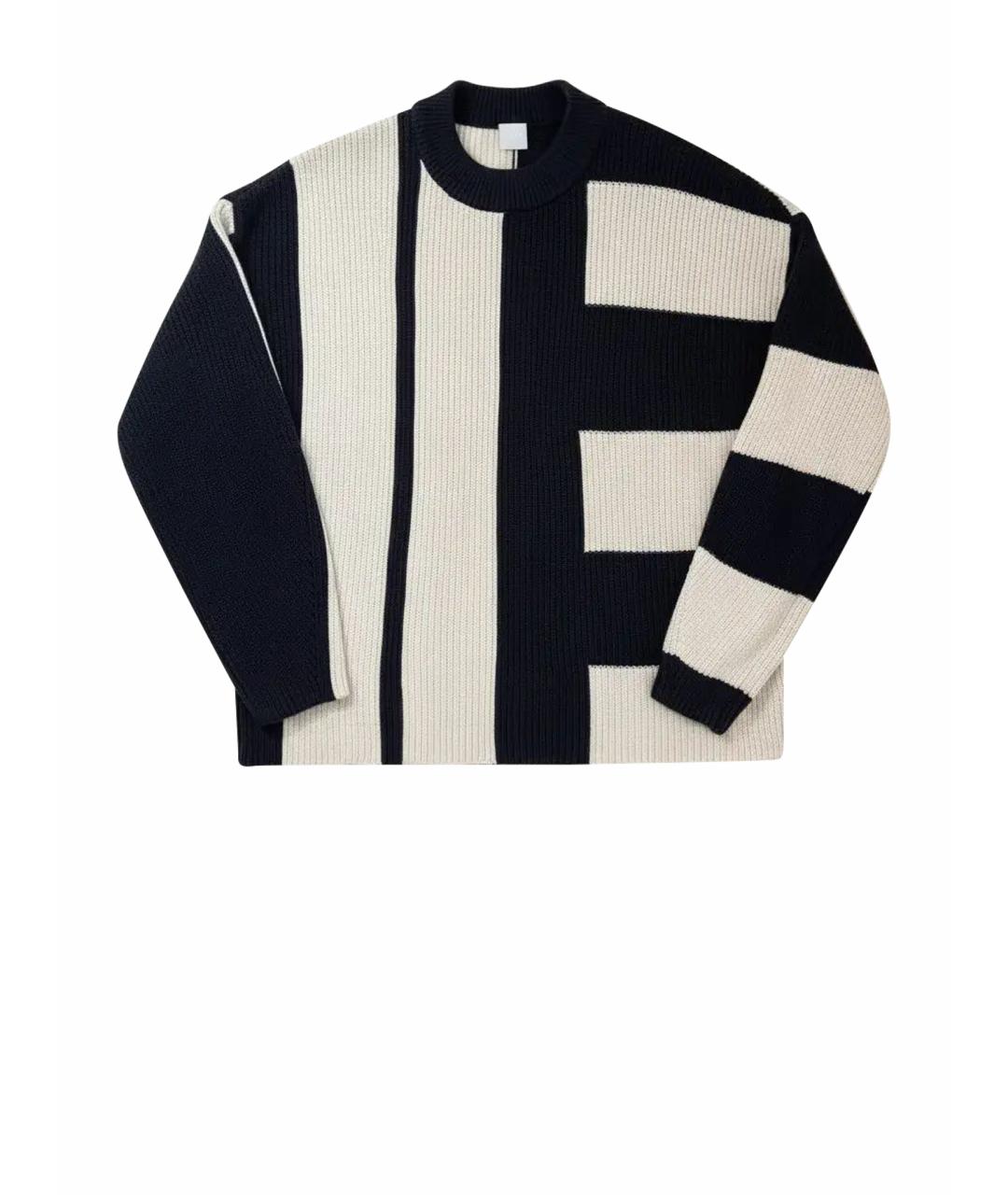 HUGO BOSS Темно-синий хлопковый джемпер / свитер, фото 1