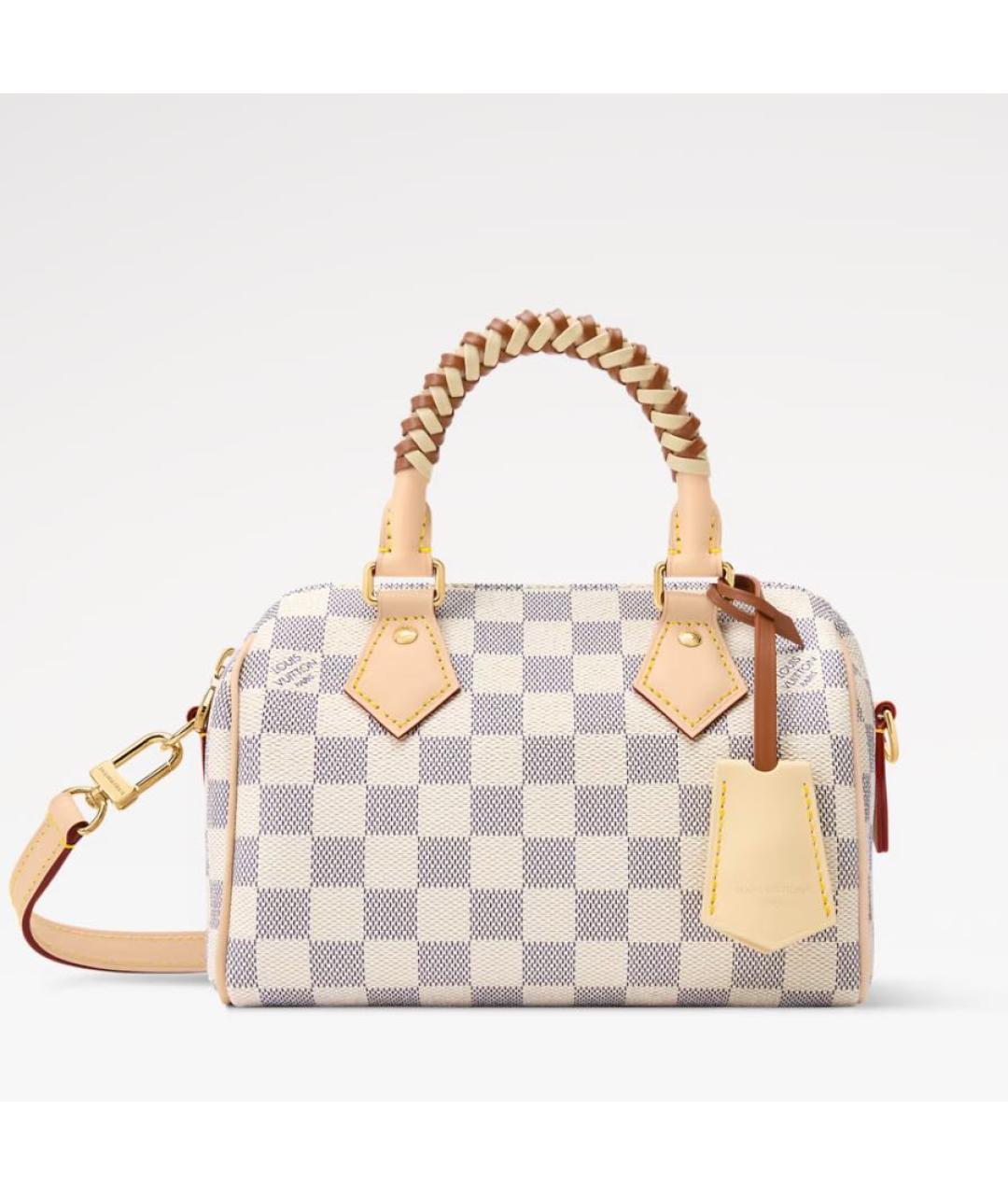 LOUIS VUITTON Бежевая сумка с короткими ручками, фото 4