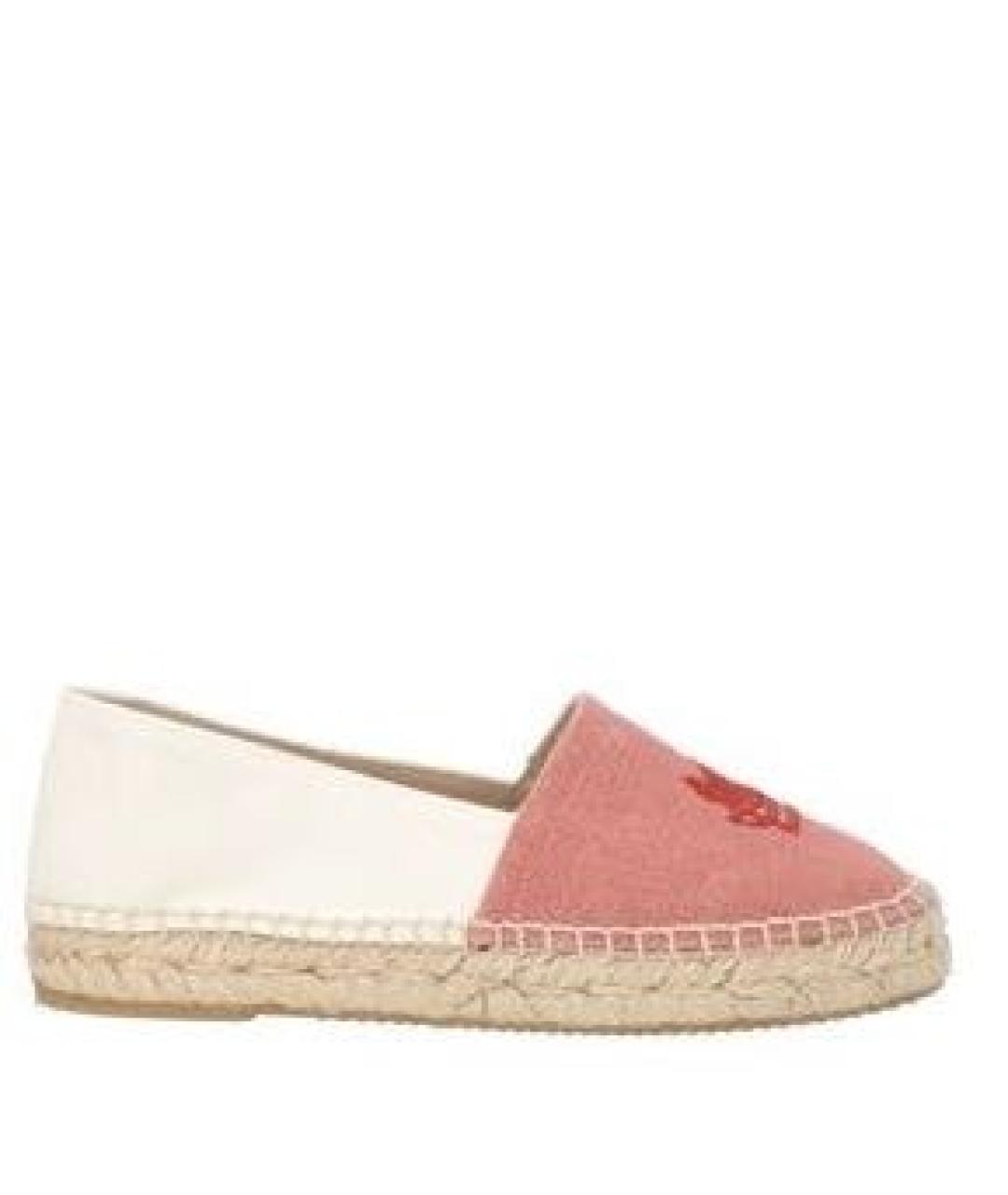 ETRO Коралловые текстильные эспадрильи, фото 1