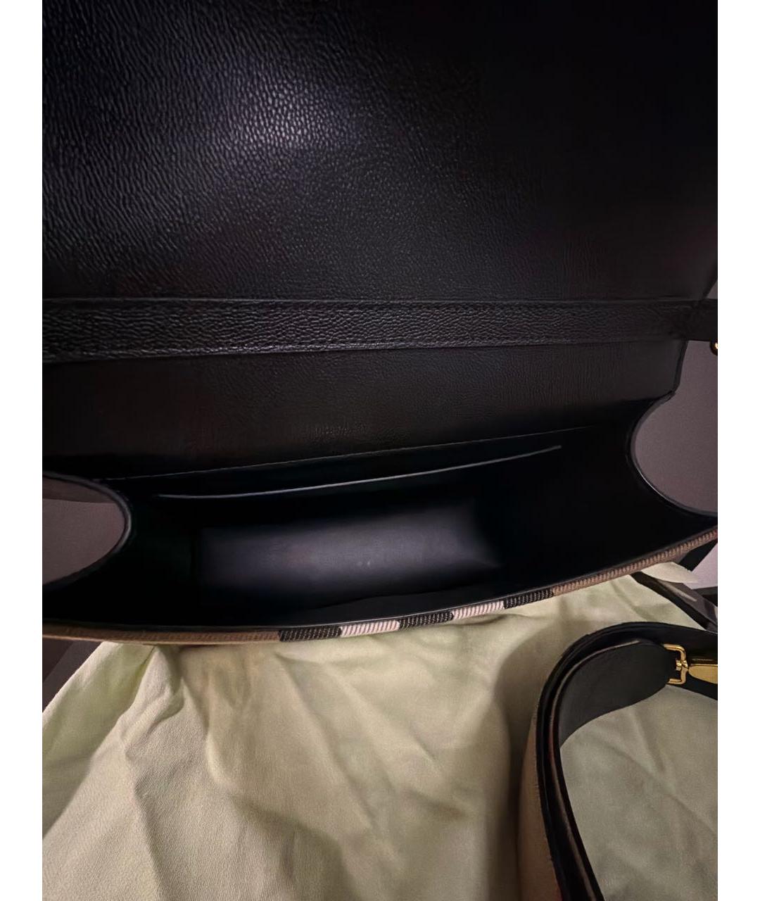 BURBERRY Коричневая кожаная сумка через плечо, фото 5