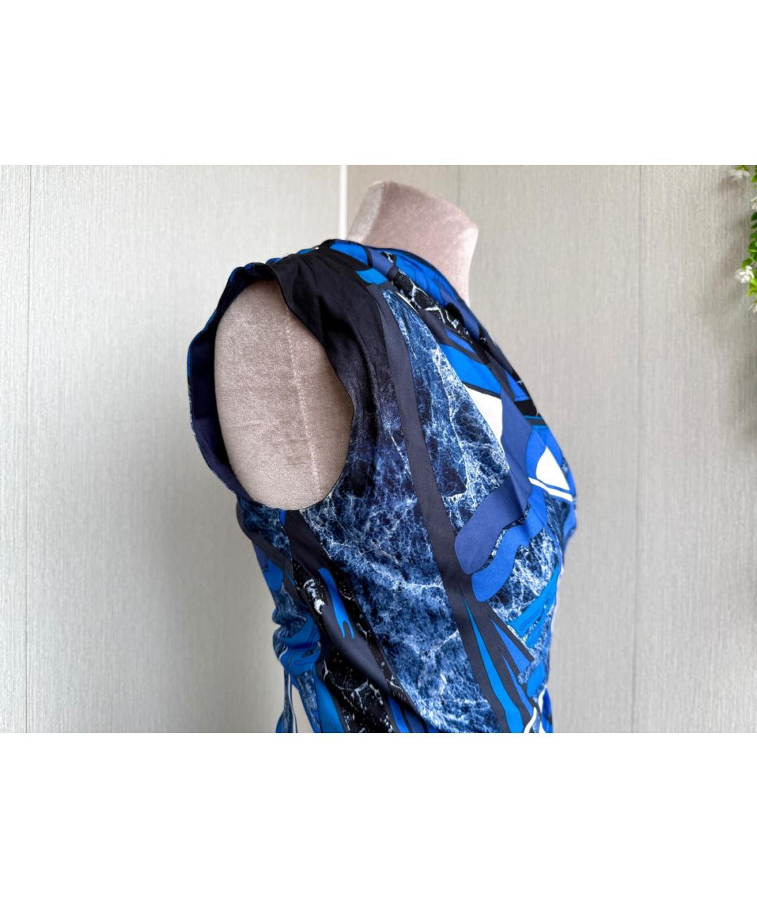 EMILIO PUCCI Мульти вискозное коктейльное платье, фото 5