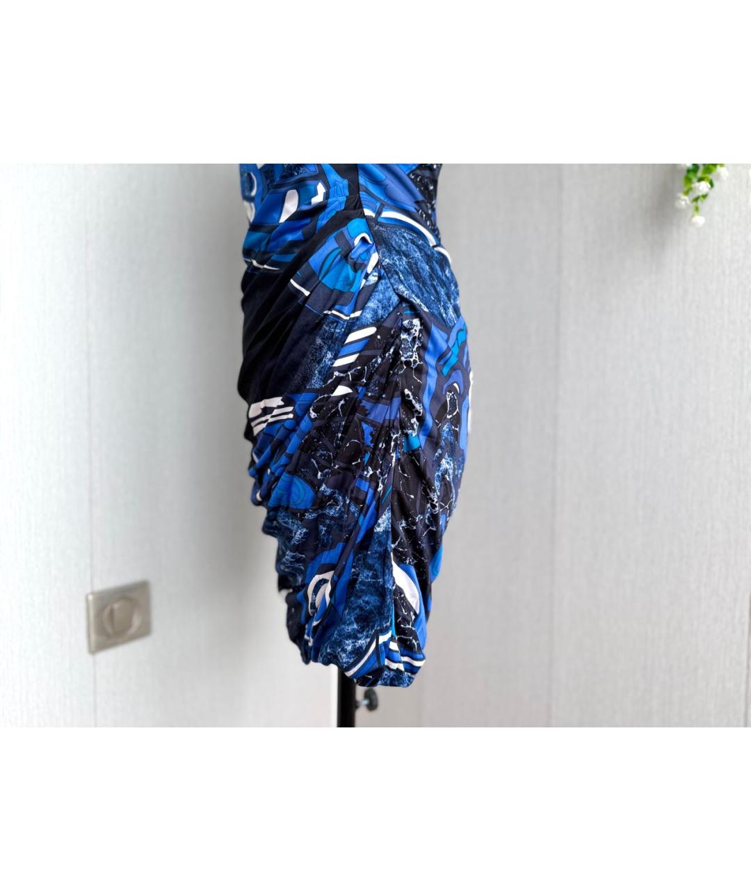 EMILIO PUCCI Мульти вискозное коктейльное платье, фото 7