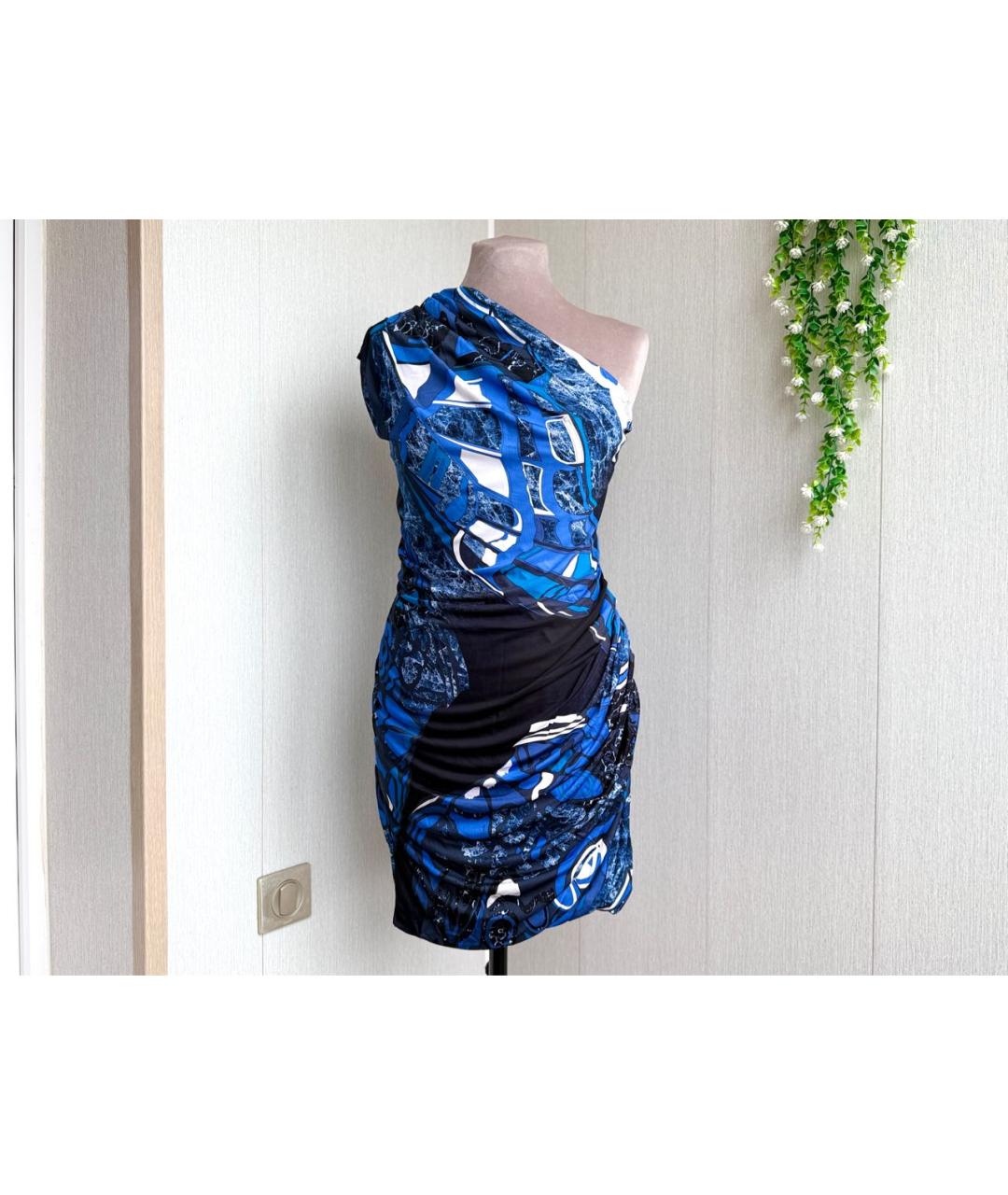 EMILIO PUCCI Мульти вискозное коктейльное платье, фото 9