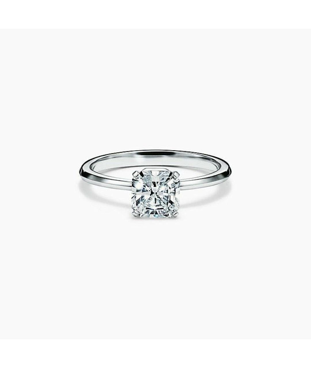 TIFFANY&CO Белое платиновое кольцо, фото 8