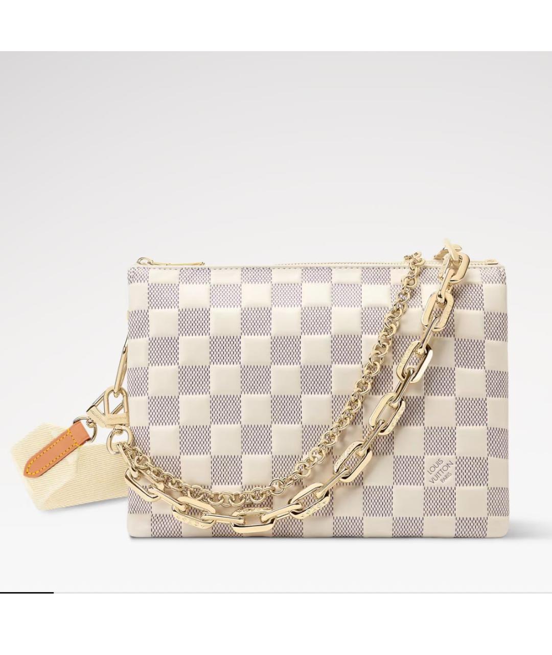 LOUIS VUITTON Бежевая сумка тоут, фото 4