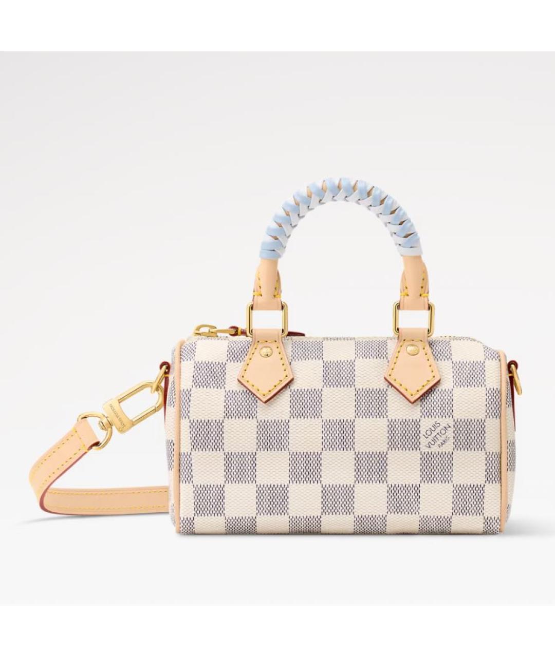 LOUIS VUITTON Бежевая сумка с короткими ручками, фото 4