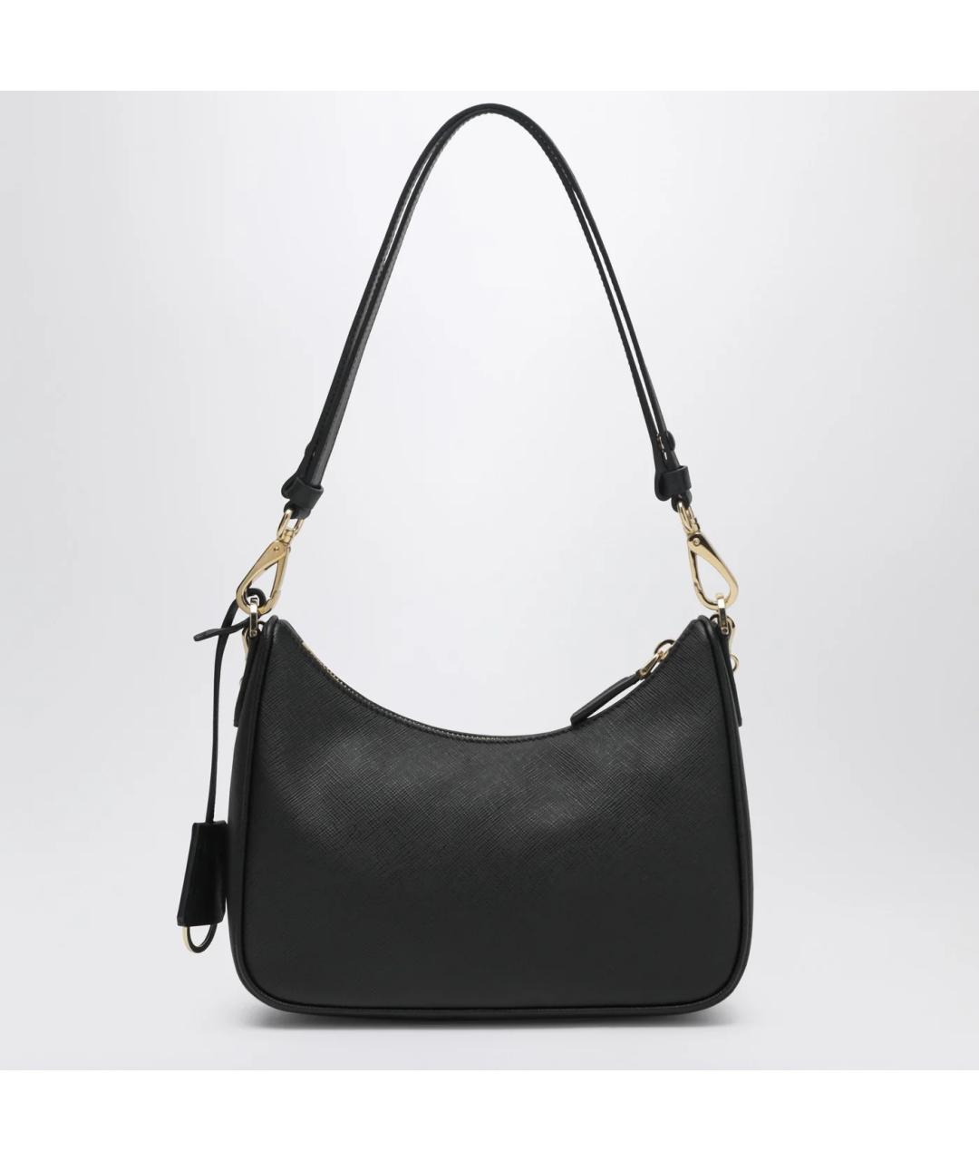 PRADA Черная кожаная сумка через плечо, фото 2