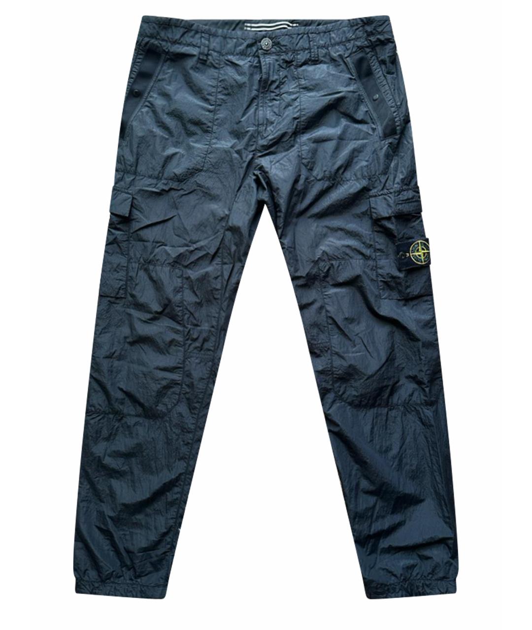 STONE ISLAND Черные повседневные брюки, фото 1