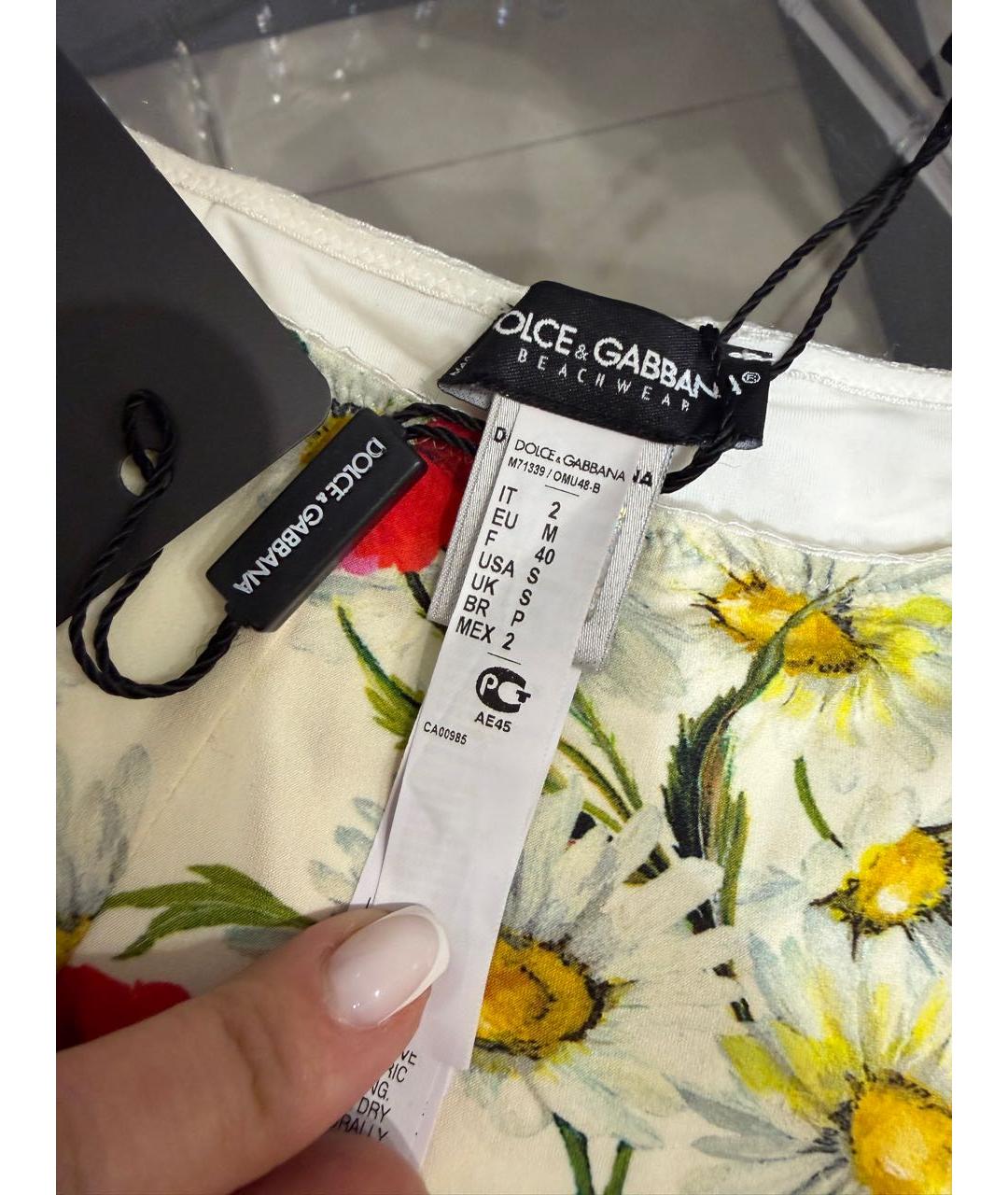 DOLCE&GABBANA Мульти купальник, фото 5