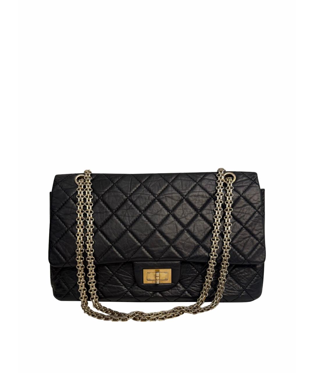 CHANEL Черная кожаная сумка через плечо, фото 1