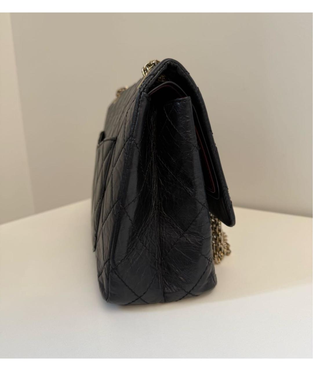 CHANEL Черная кожаная сумка через плечо, фото 4