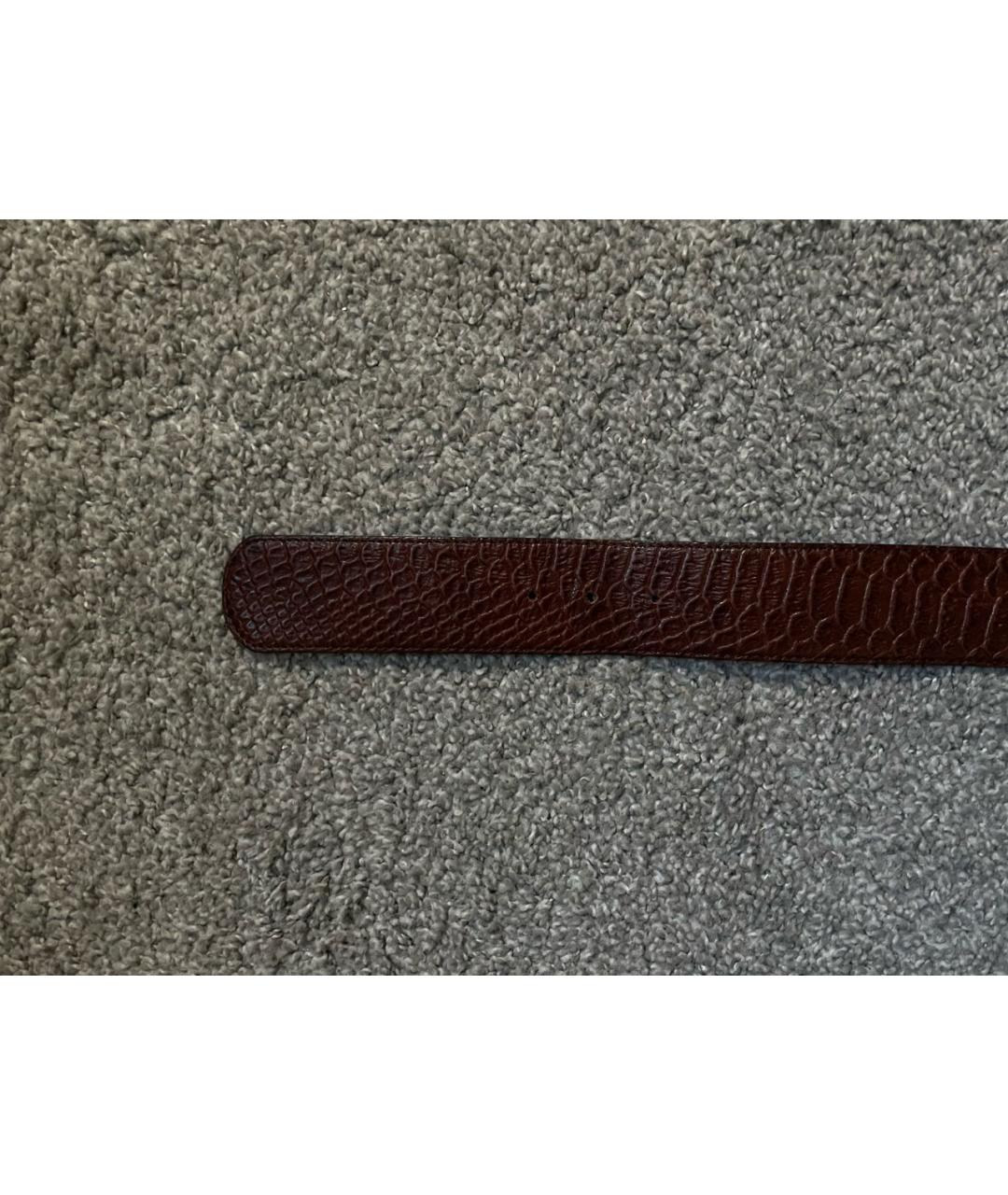 VERSACE Коричневый ремень, фото 4