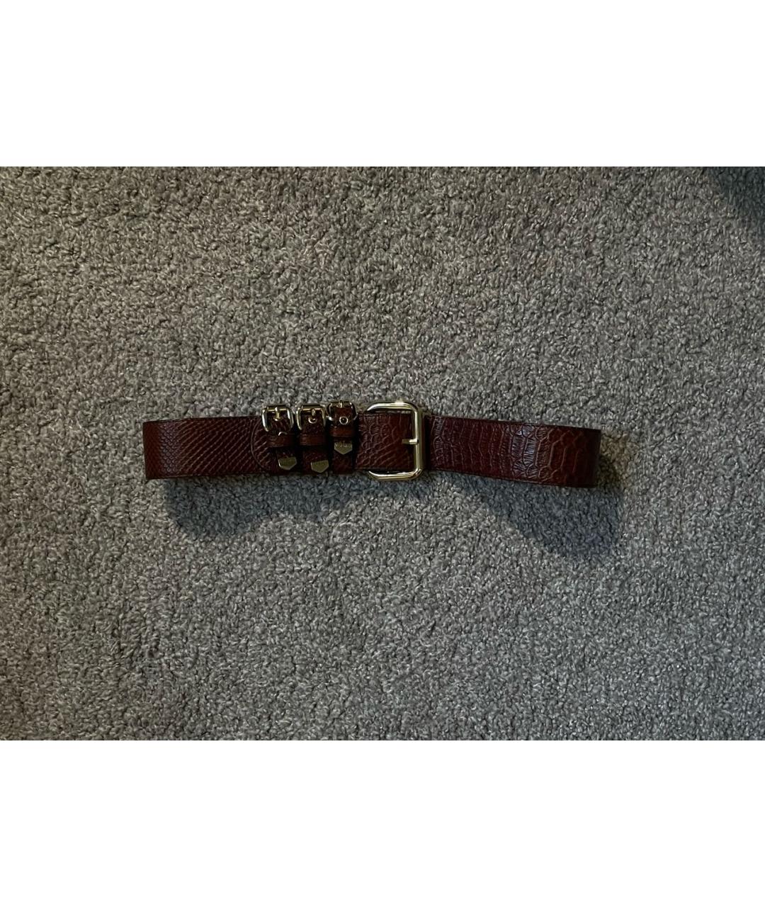 VERSACE Коричневый ремень, фото 2