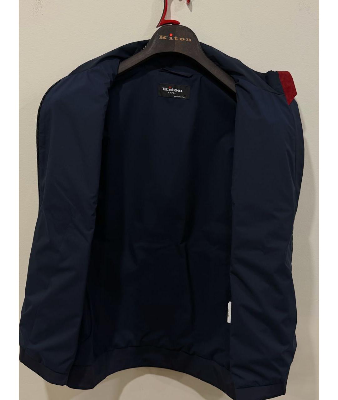 KITON Темно-синий полиамидовый жилет, фото 3